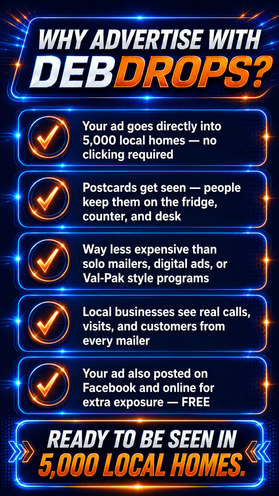 Why Advertise with DEBDROPS