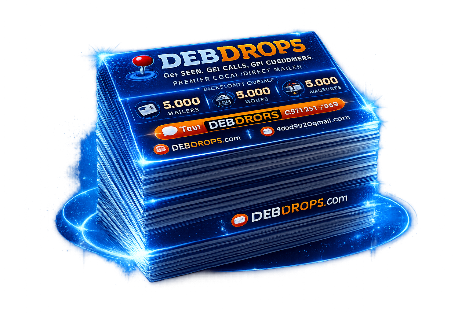 DEBDROPS 5,000 Mailers